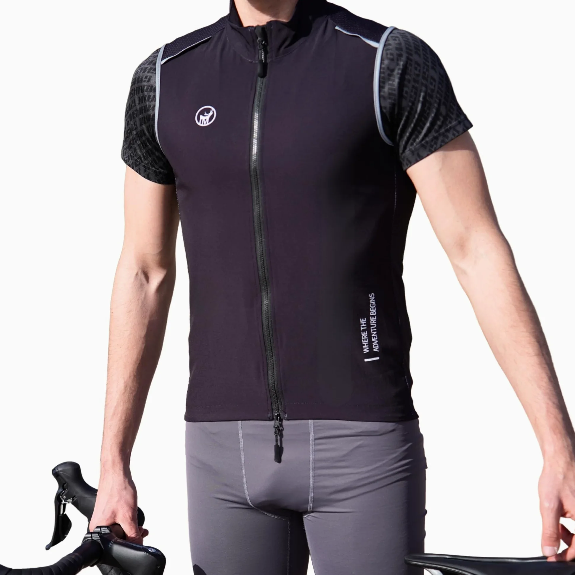 IMPALAPRO Gilet Vélo Réfléchissant – Gilet Sans Manche Coupe Vent Vélo