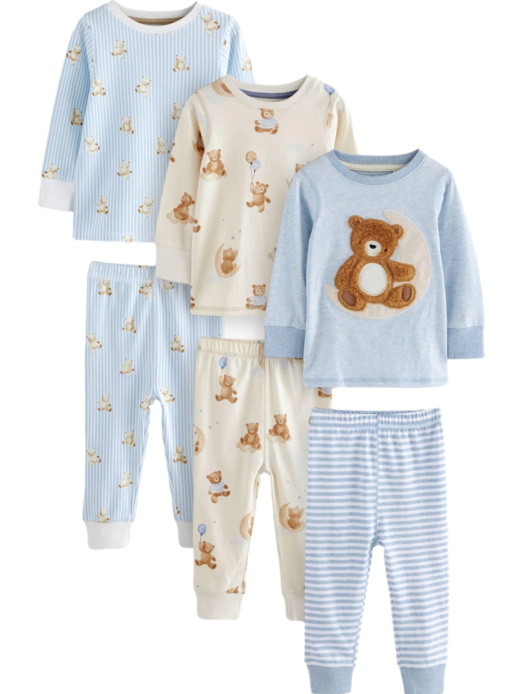 NEXT Garçon Pyjama Confortable, Lot de 3