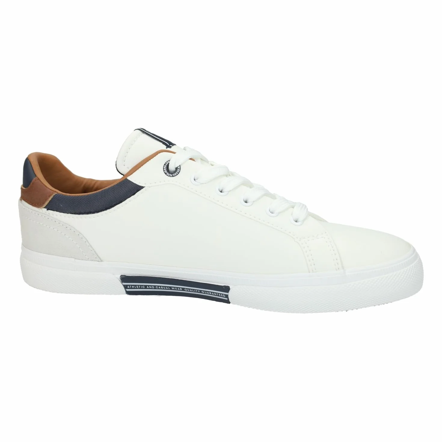 Pepe Jeans Baskets en Cuir Tribunal De Kenton Blanc
