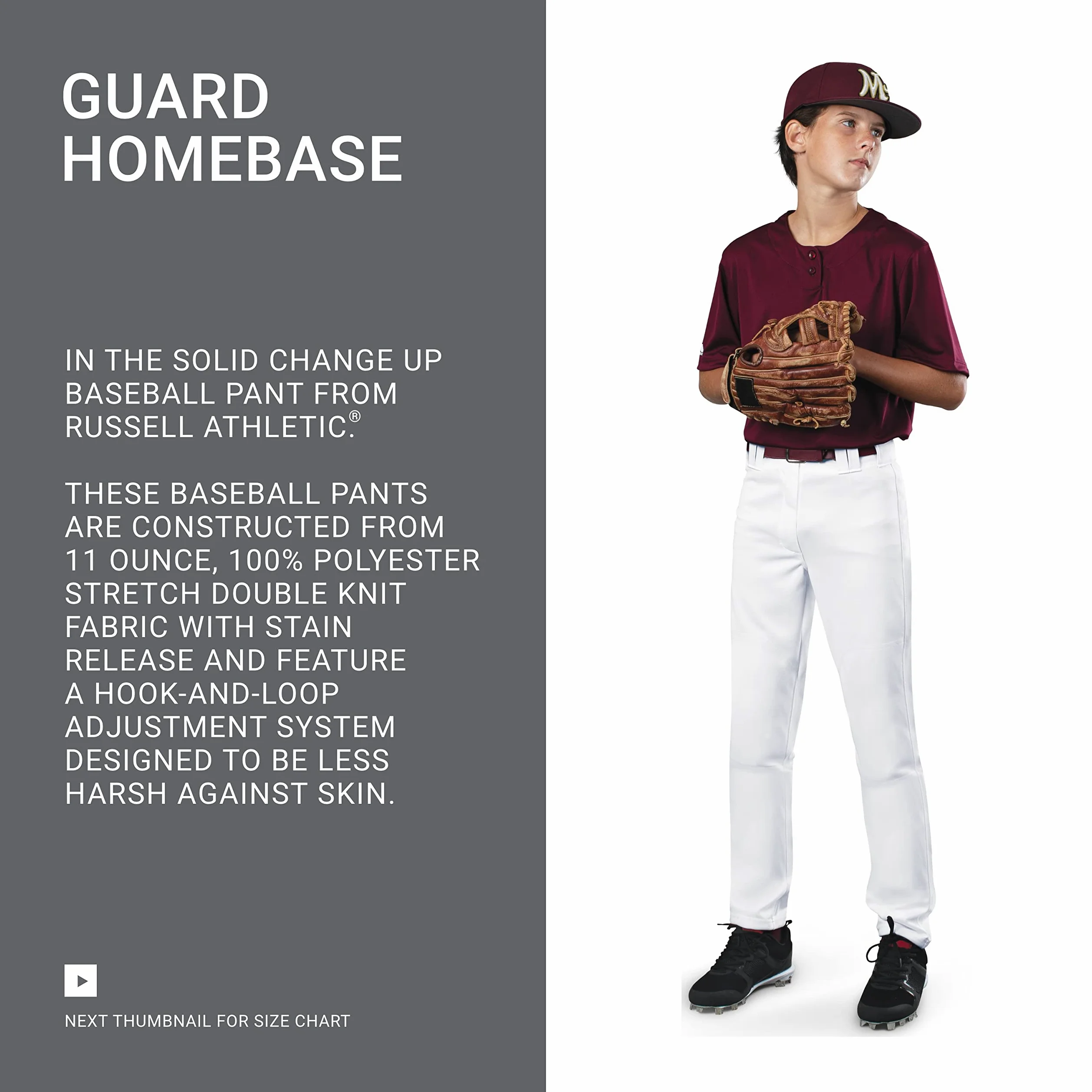 Russell Athletic Pantalon de Baseball À Changement Solide - Pantalons - Pantalon de Baseball à Changement Solide - Homme