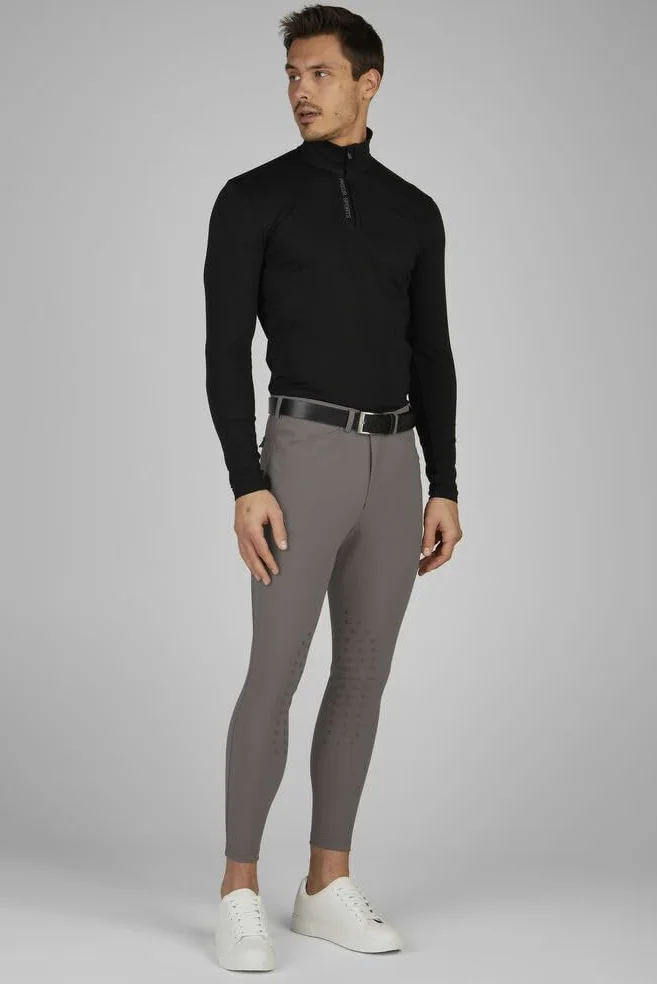 Pikeur New Rodrigo Pantalon d'équitation pour homme avec genoux Gris acier