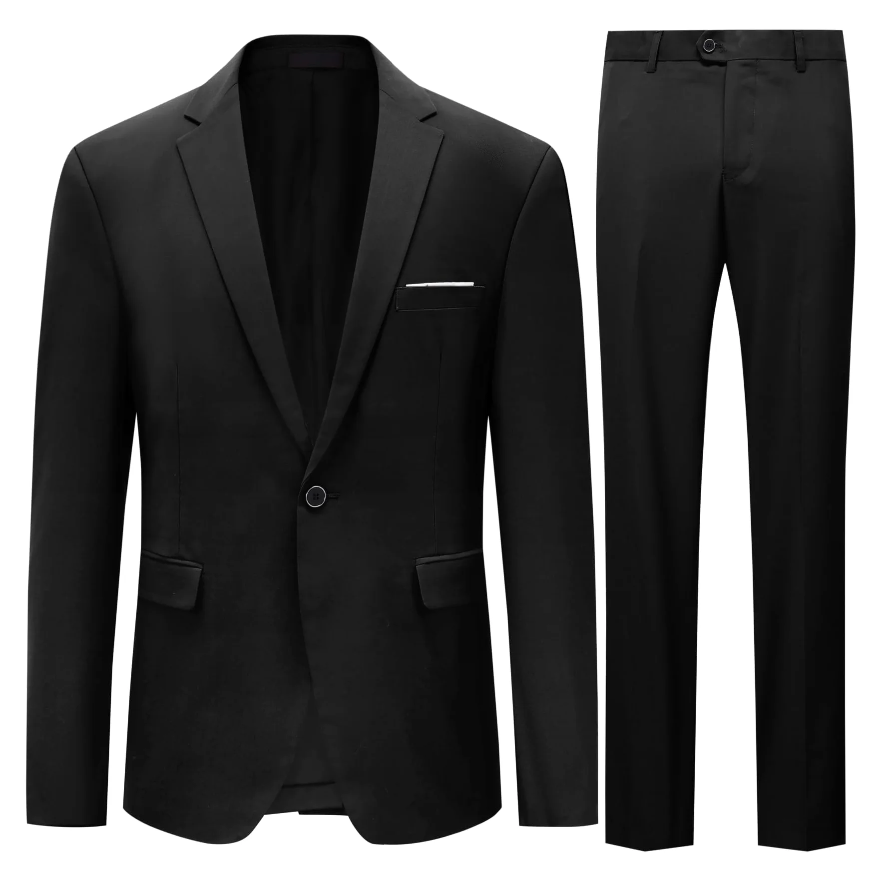 Allthemen Costume Homme Mariage Blazer Affaire Cérémonie Slim fit Veste et Pantalon Deux pièce