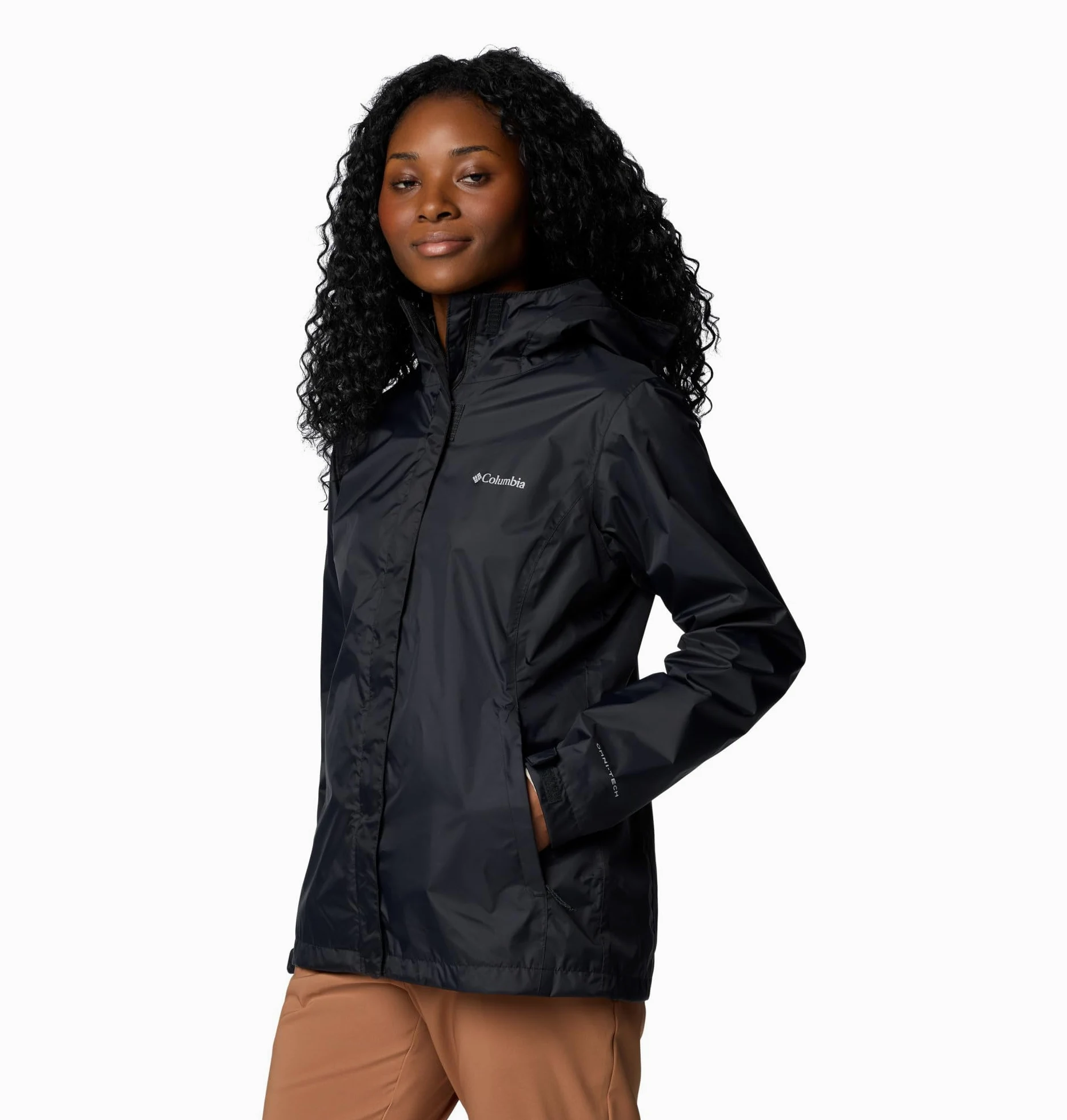 Columbia Arcadia II Veste À Capuche Imperméable et Respirante Veste de Pluie Femme