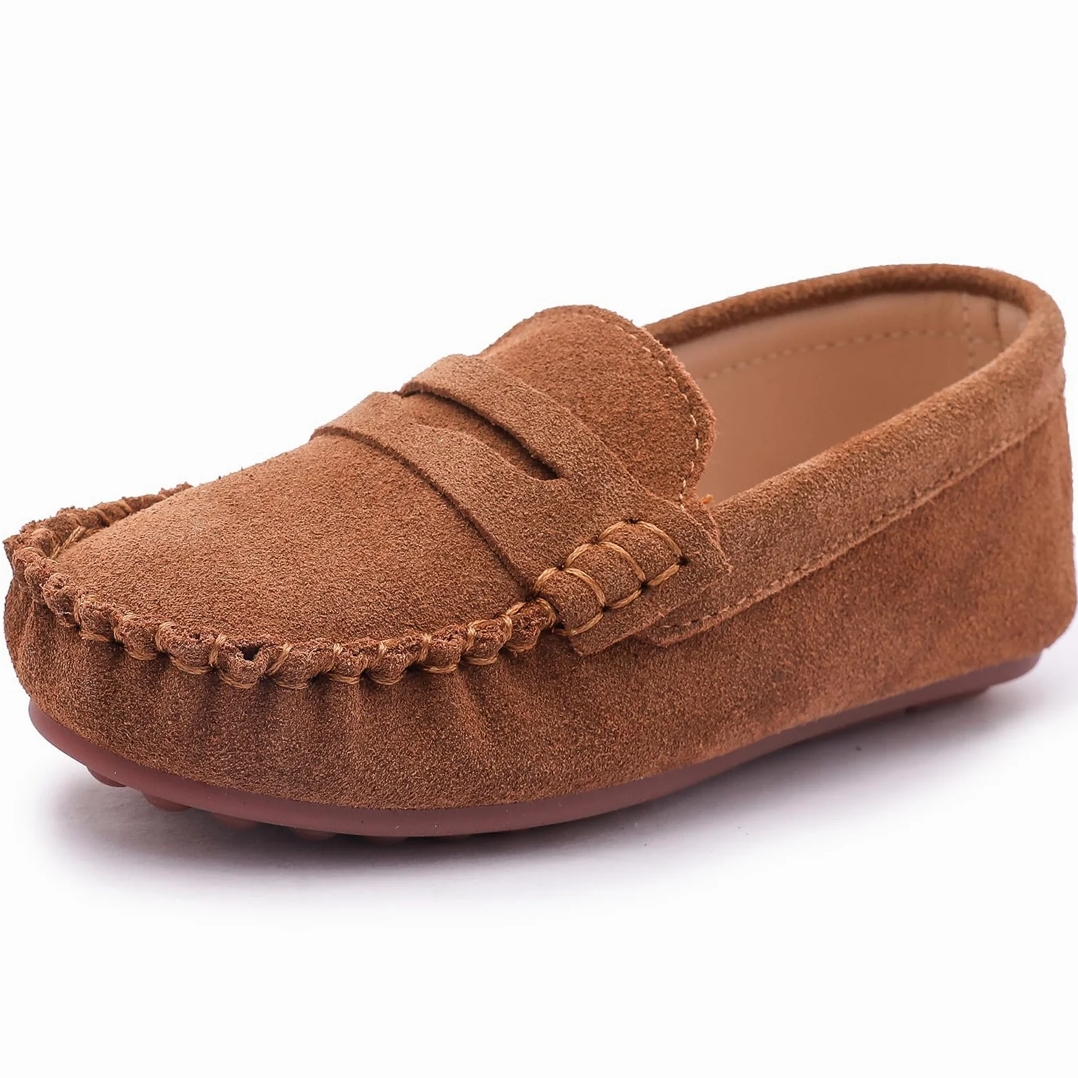 WUIWUIYU Garçon Classique Mocassins Fille Formel Robe École Chaussures Chaussure d'uniforme Scolaire