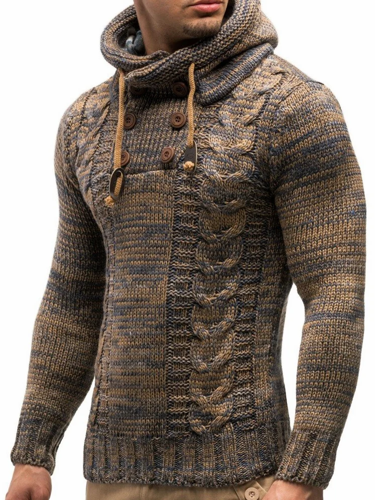 Leif Nelson Pull Tricoté Cardigan Homme