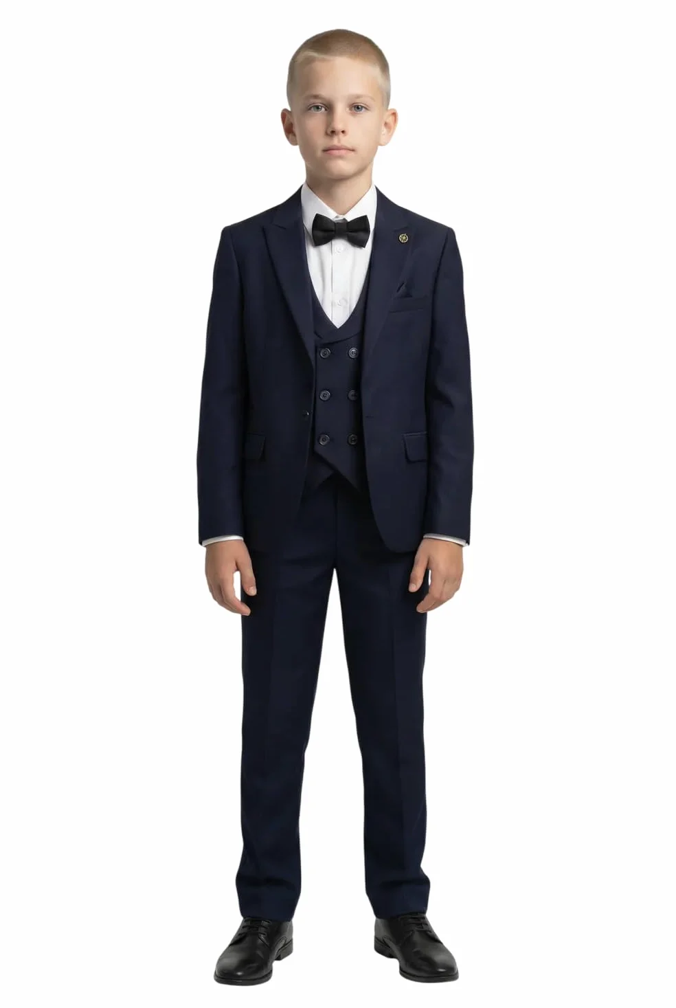 SIRRI Ensemble de Costume Formel 5 pièces pour garçons, Coupe Slim, pour Bal de Fin d'année et Occasions spéciales, de 1 à 16 Ans