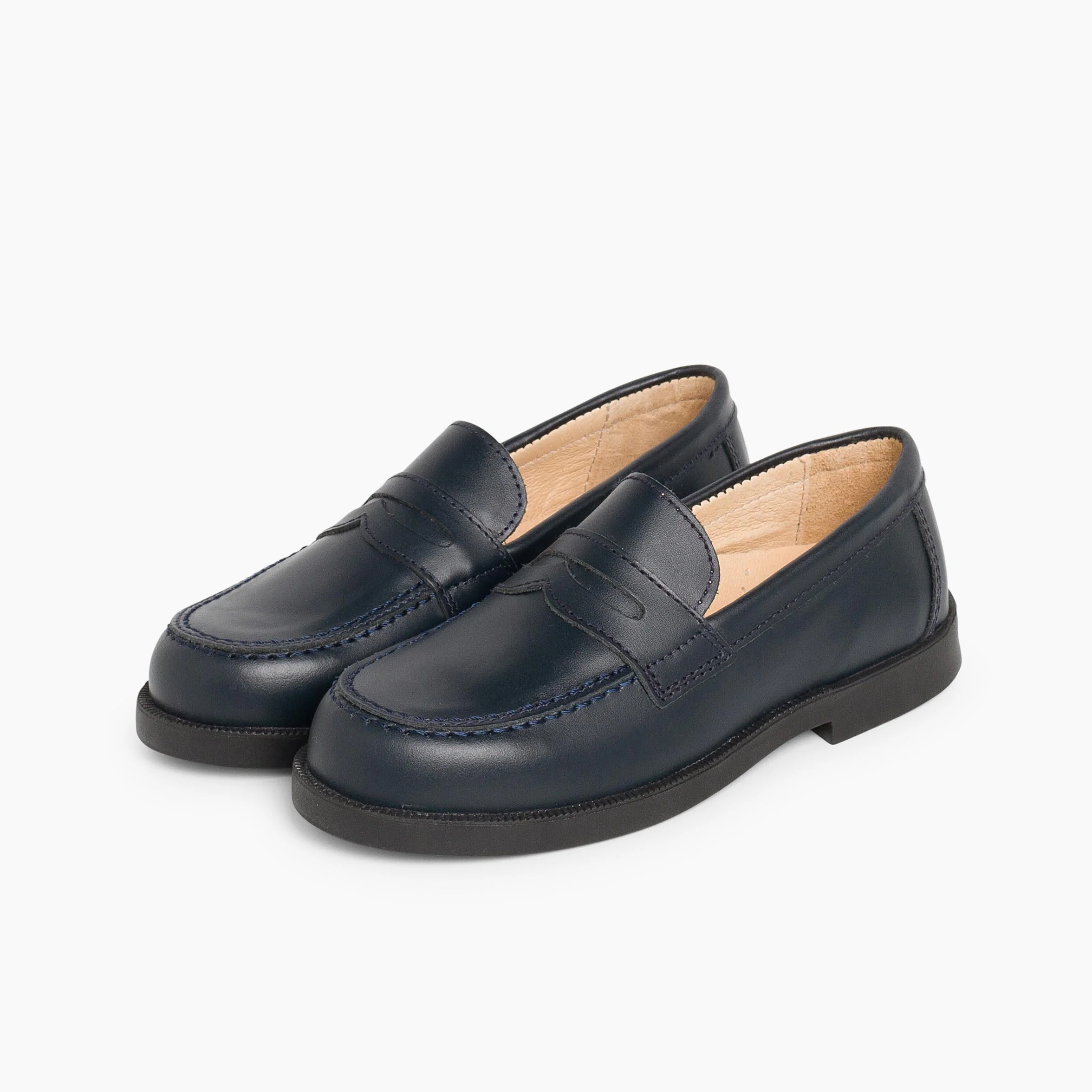 Pisamonas Chaussures d'école Garçon Mocassins Taille