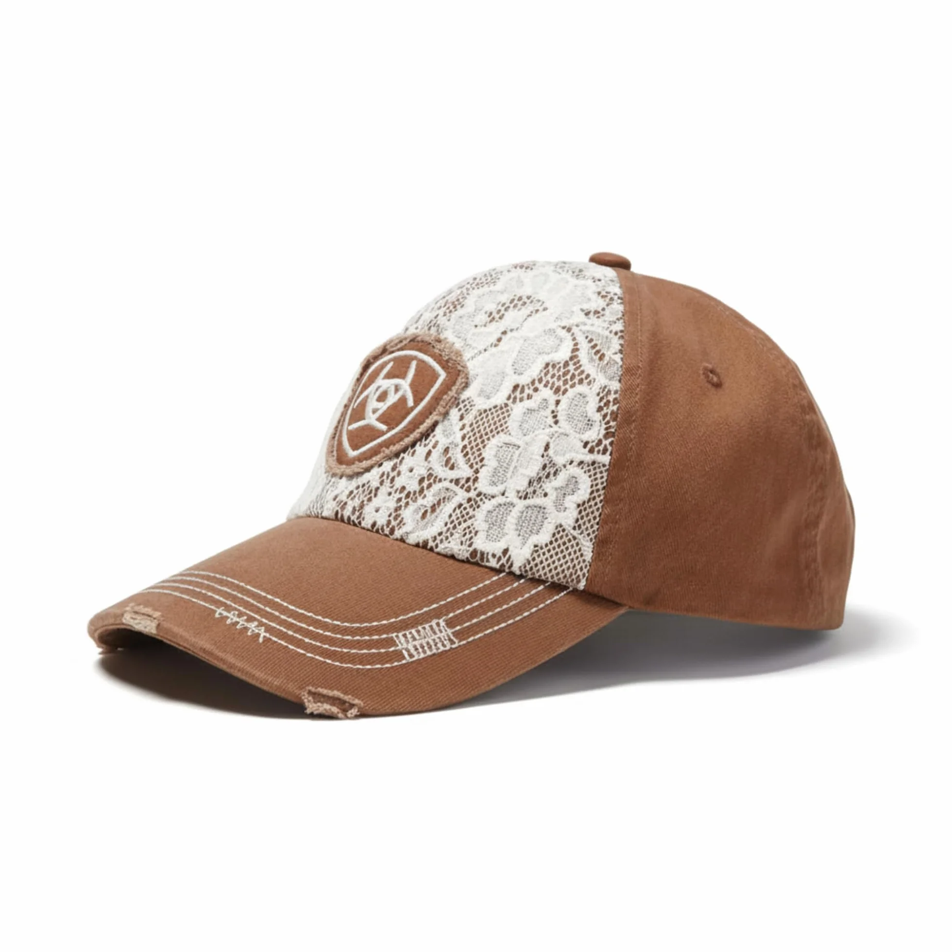 Ariat Accessories Women's Lace Logo Cap OS, Brown