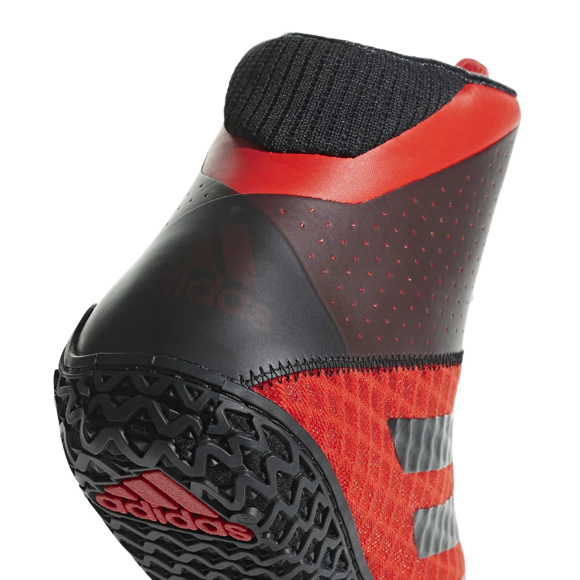 adidas Homme Mat 4mat Wizard 4 Chaussure de Lutte, Rouge, Noir, Rouge, 44 2/3 EU