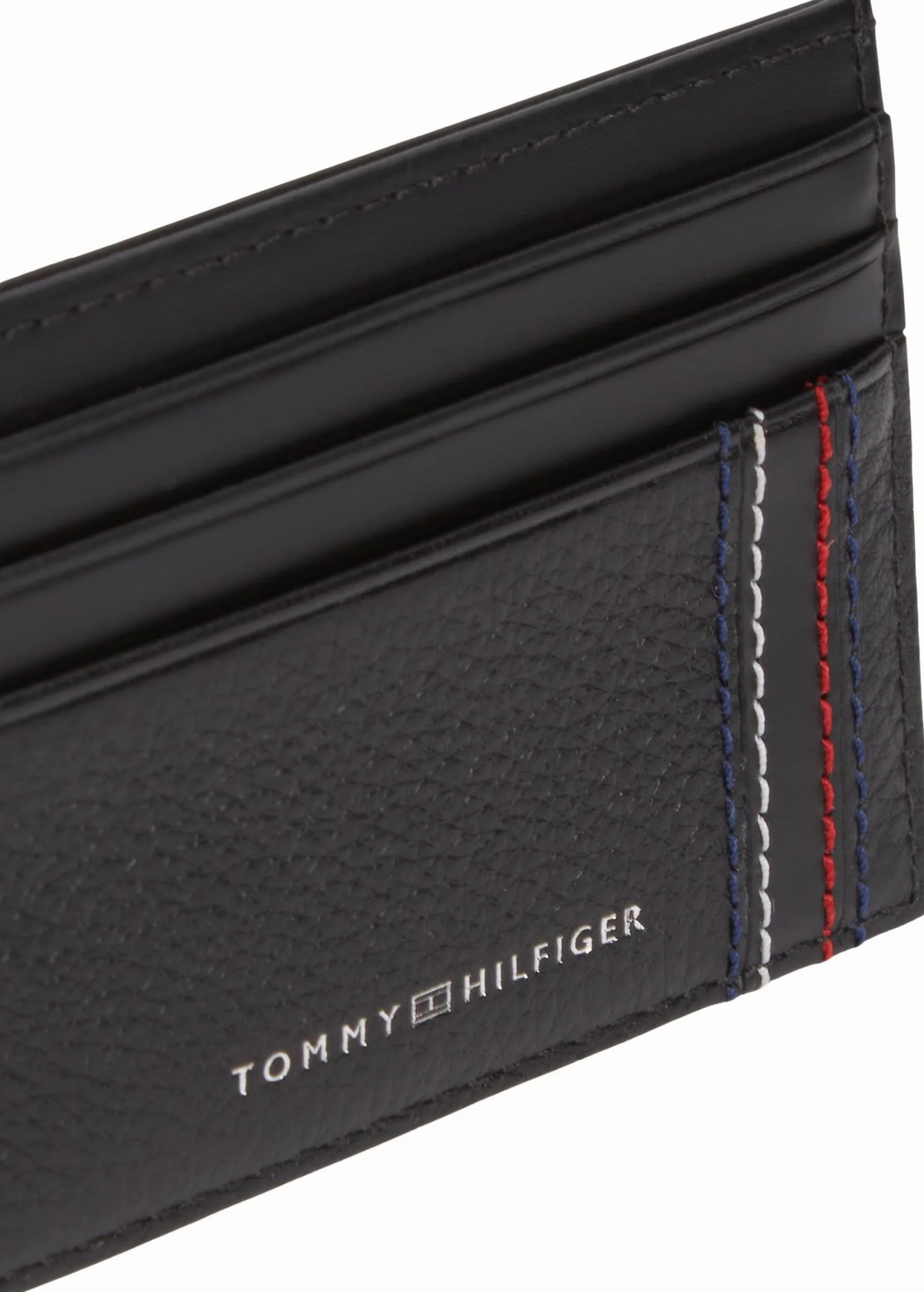 Tommy Hilfiger Porte-Cartes Th Central CC Holder AM0AM14228 pour Homme, Noir (Noir), Taille Unique