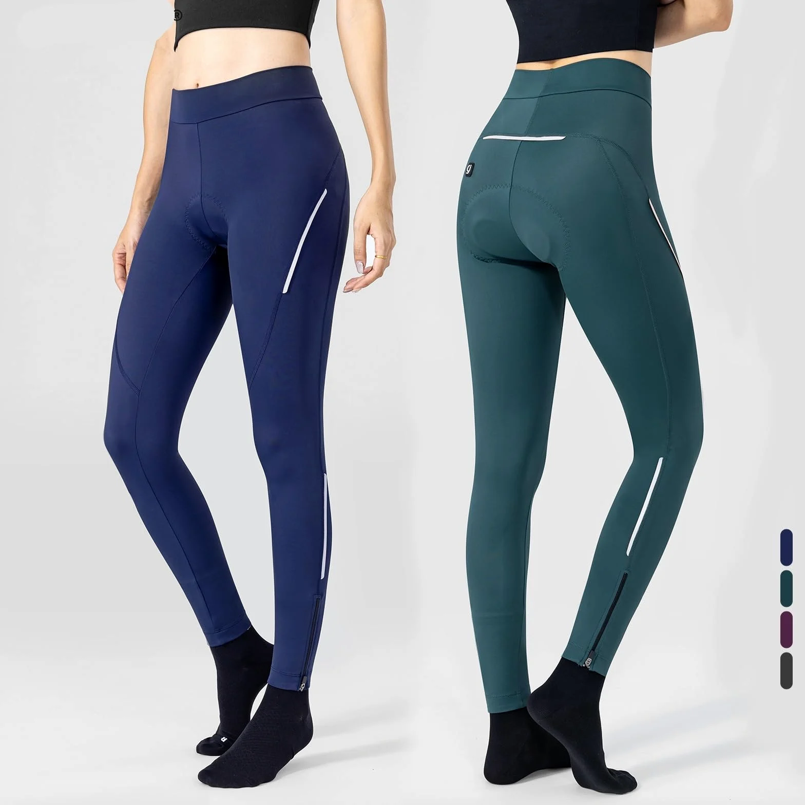 Pantalon De Cyclisme Pantalons de Cyclisme Femmes Pantalons de Cyclisme été équitation VTT Pantalon Route vélo rembourré Respirant vélo Pantalons Longs pour Cyclisme(Red,S)