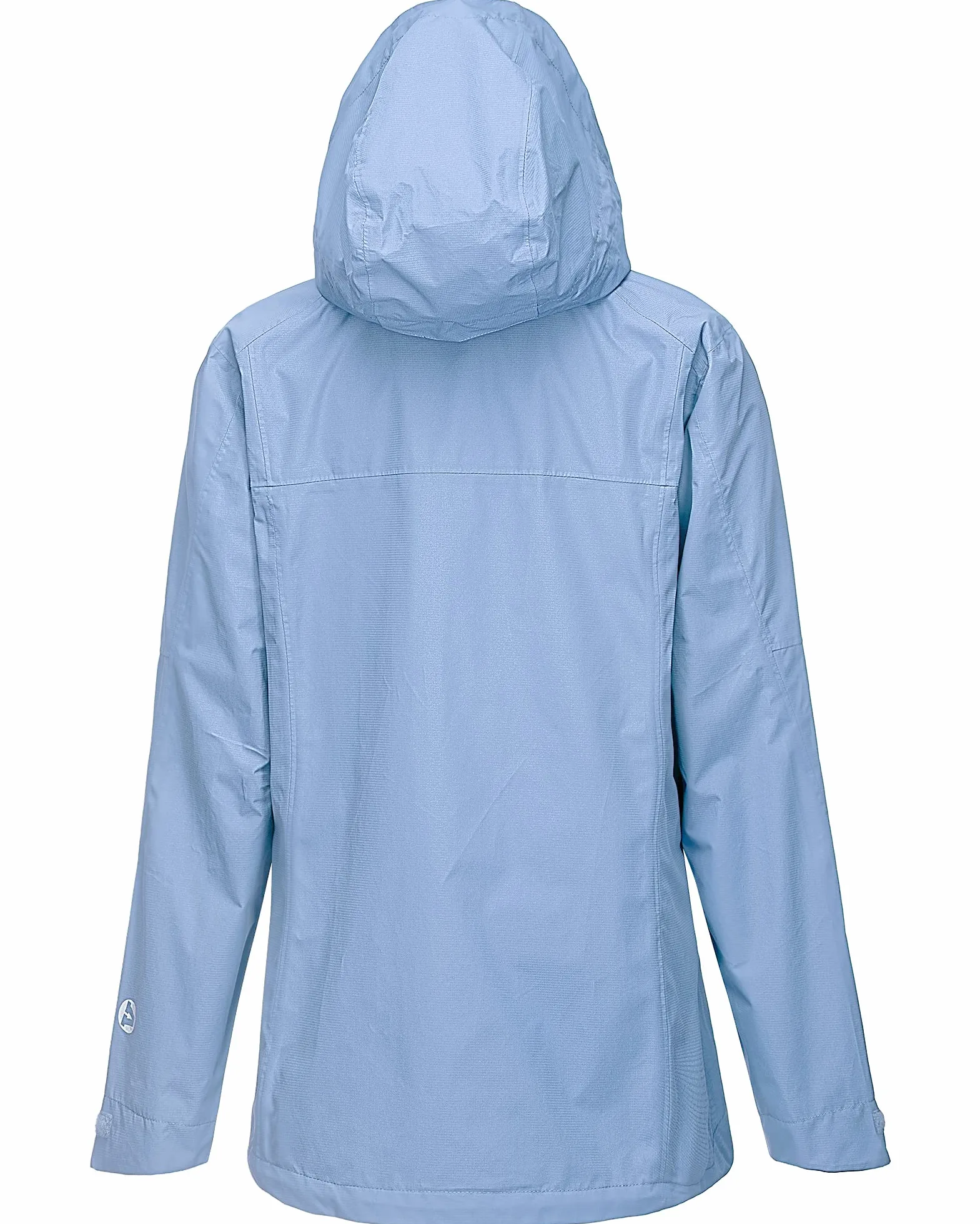 Outdoor Ventures Veste imperméable pour femme - Légère - Coupe-vent - Pliable - Veste de pluie pour l'extérieur, la course à pied, le golf, le cyclisme - Veste softshell avec capuche