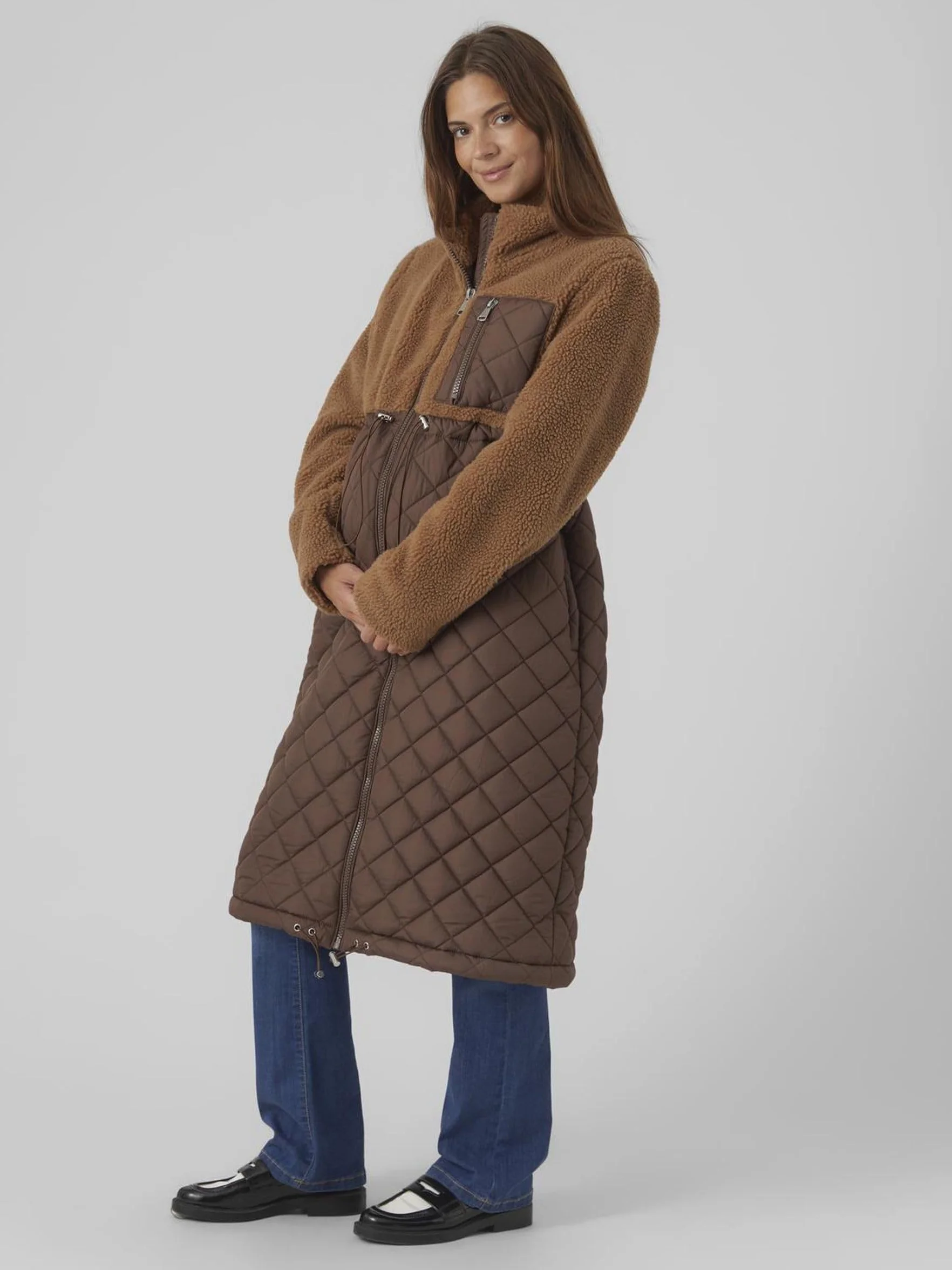 MAMALICIOUS Mama Licious Veste matelassée MLTHEODORA 2 en 1 pour femme