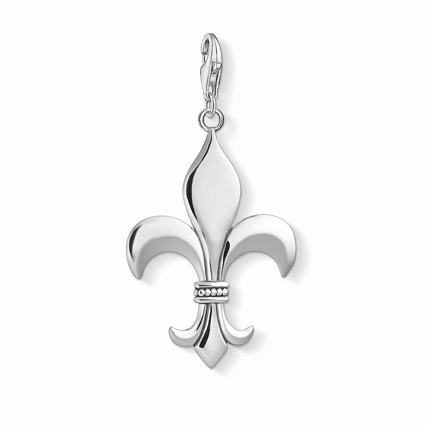Thomas Sabo Femme Homme Charm Pendentif Fleur de Lys Charm Club Argent Sterling 925 Y0015-637-21