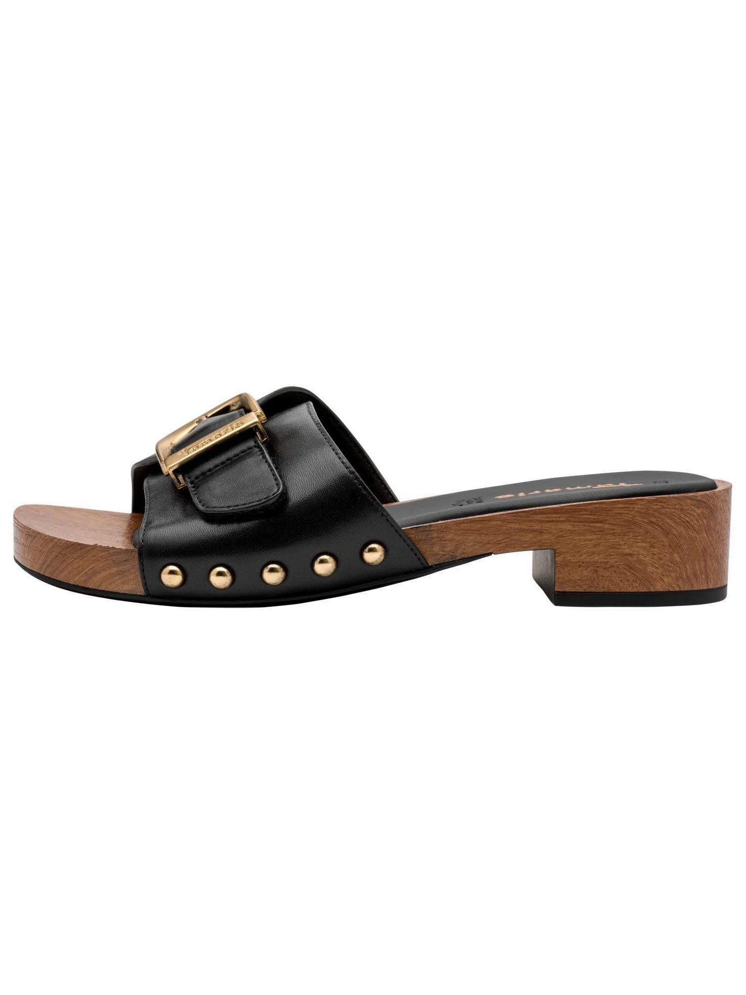 Tamaris Mule femme à talon compensé en cuir