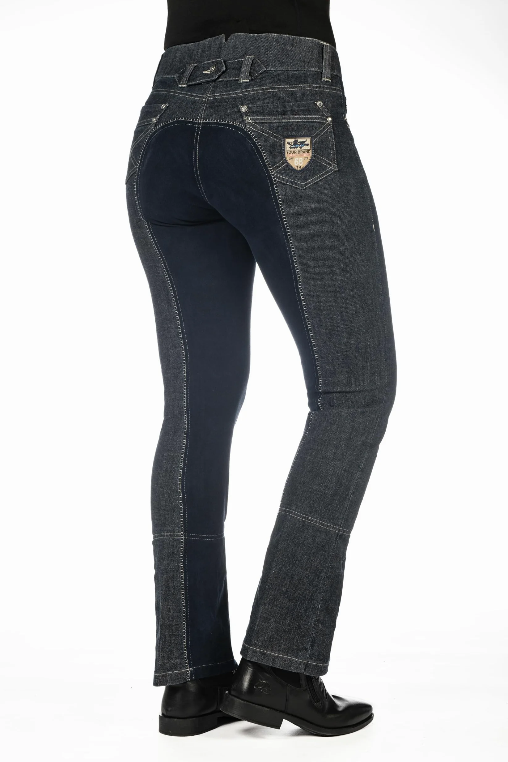 HKM Jodhpur Miss Blink- 1/1 Alos - Pantalon d'équitation pour Femme - Empiècement 6169