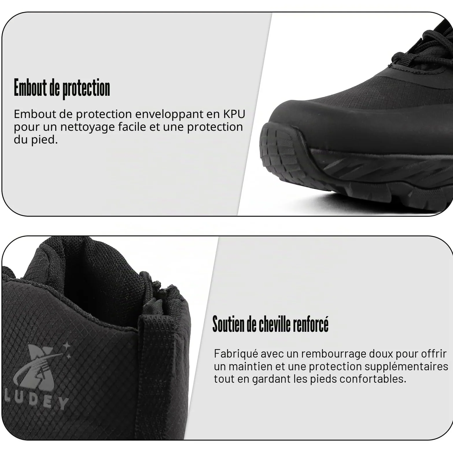 Léger Rangers Bottes Militaire Homme Fermeture Éclair Latérale YKK Durable Chaussure Bottes de Police Bottes de Combat Tactique Respirantes