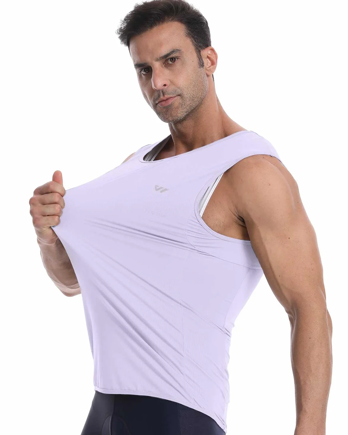 Lo.Gas Maillot de Cyclisme de Course pour Homme, sans Manches, léger et Respirant, avec Poche arrière