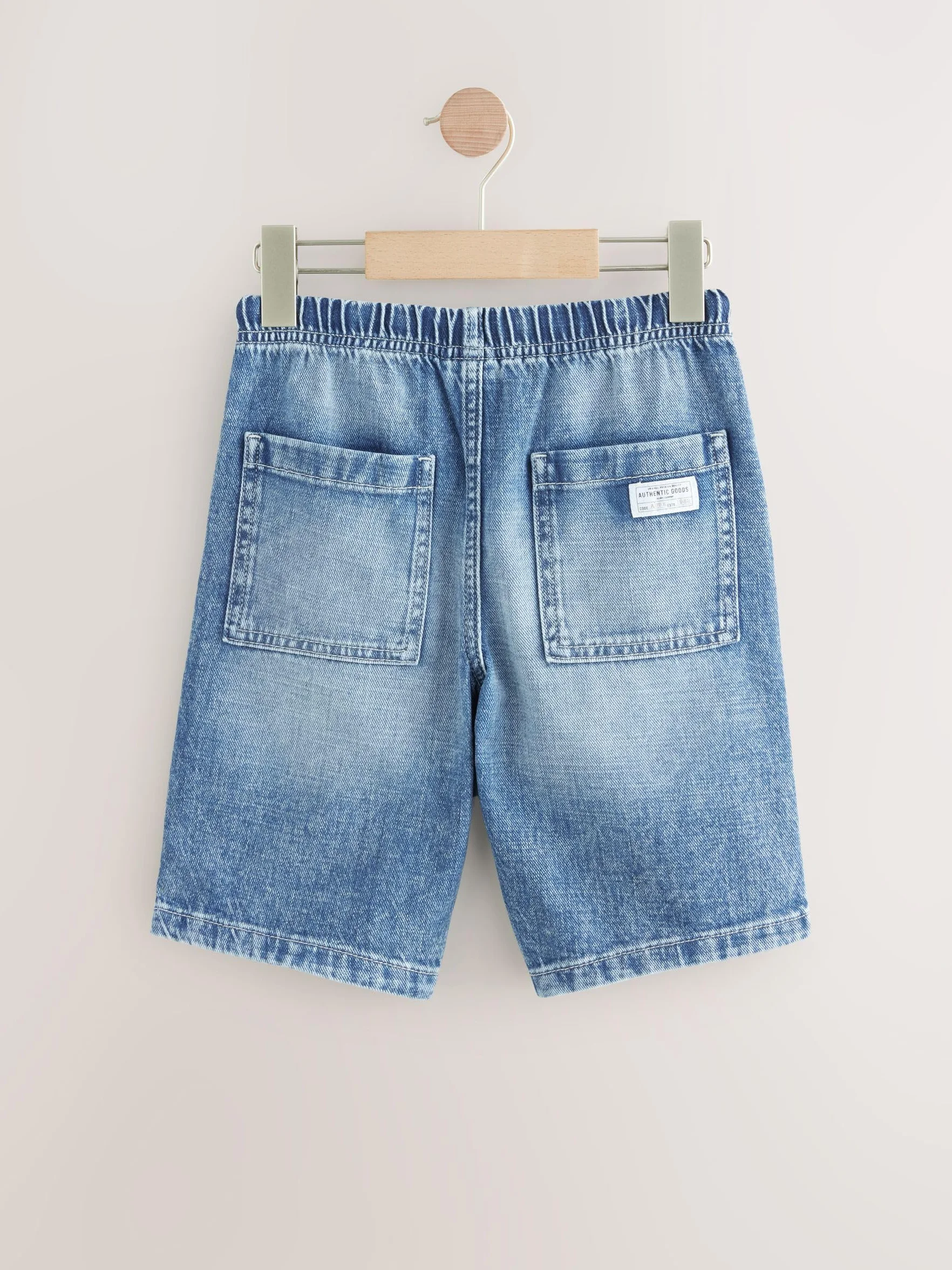 NEXT Garçon Bermuda en Denim à Enfiler, Lot de 2