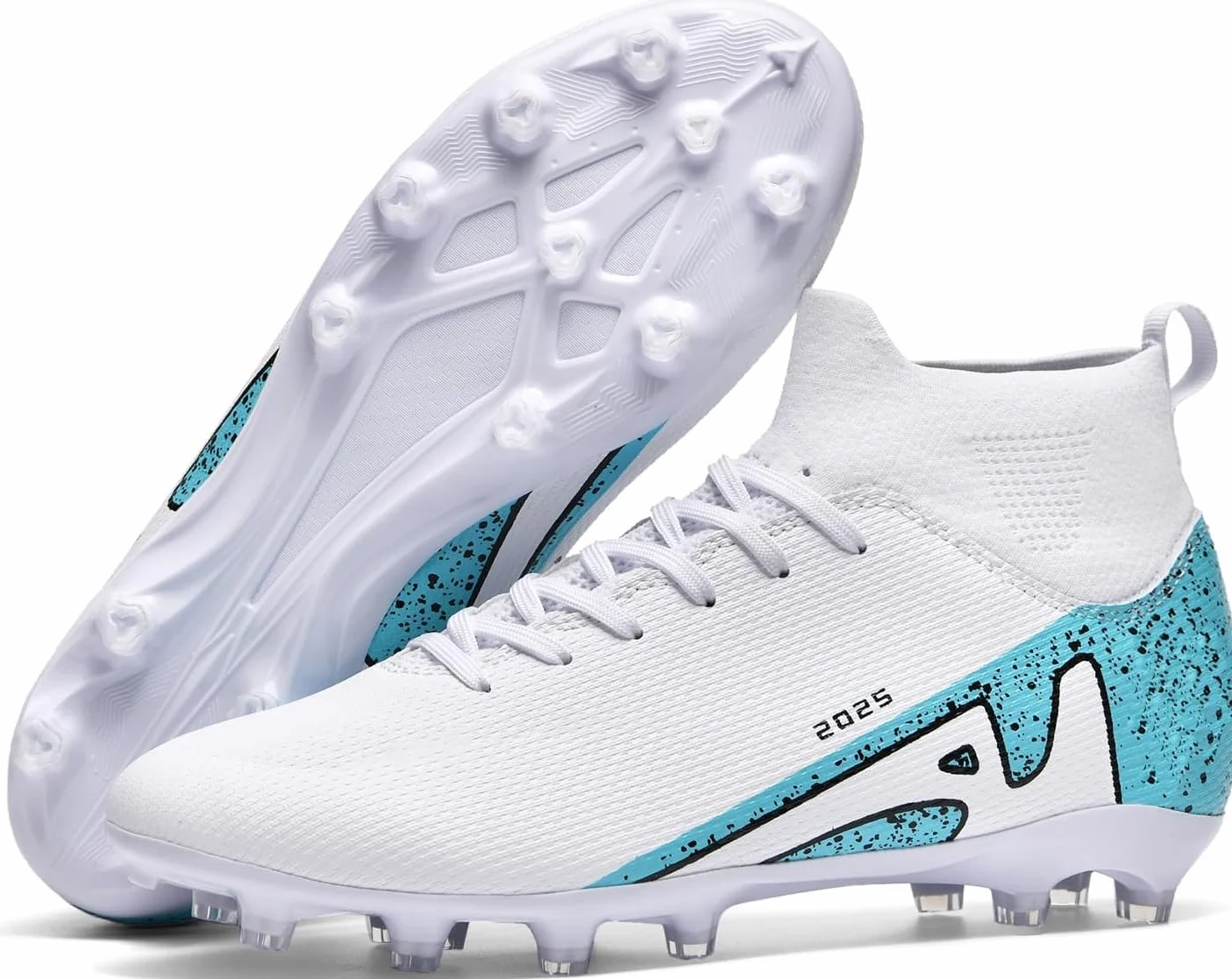 Crampon Foot Homme Chaussures de Football Homme Professionnel Antidérapant Athlétisme Entrainement Football de Crampon Sport