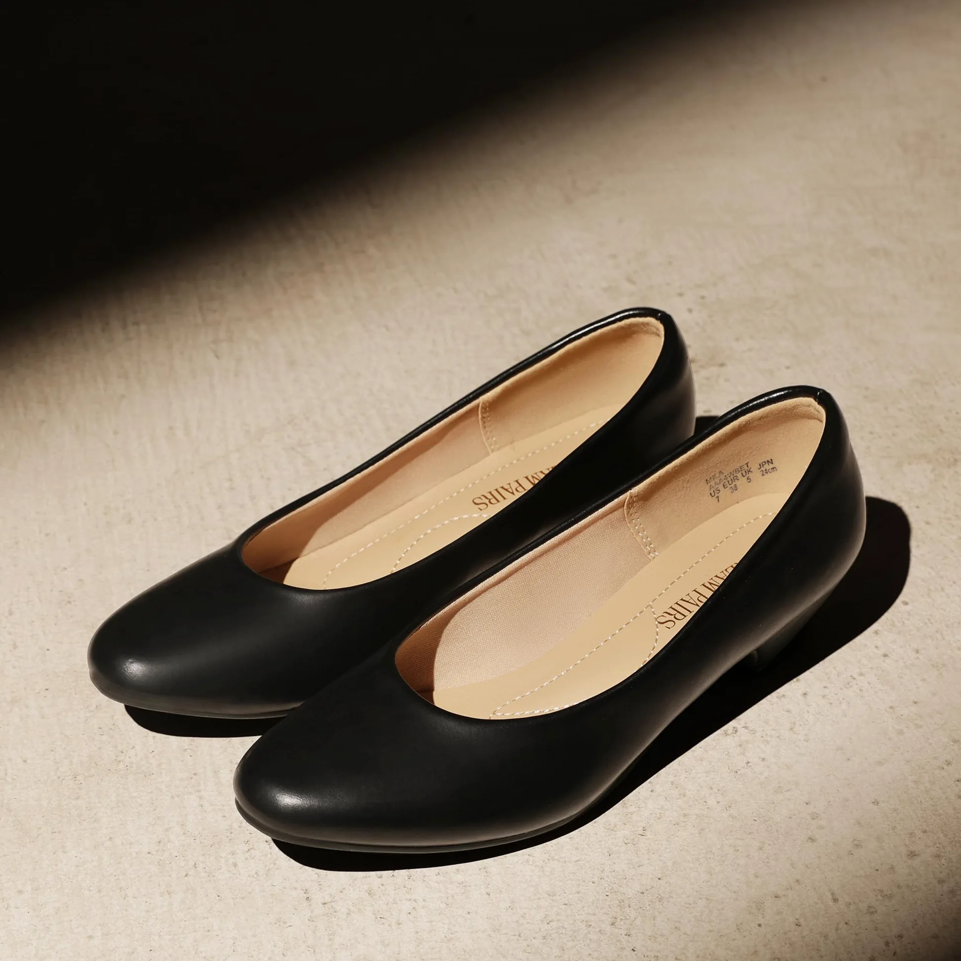 DREAM PAIRS Escarpins Femme Petit Talon Chaussure, Escarpins Compensés Elégants et Confortables pour Femme