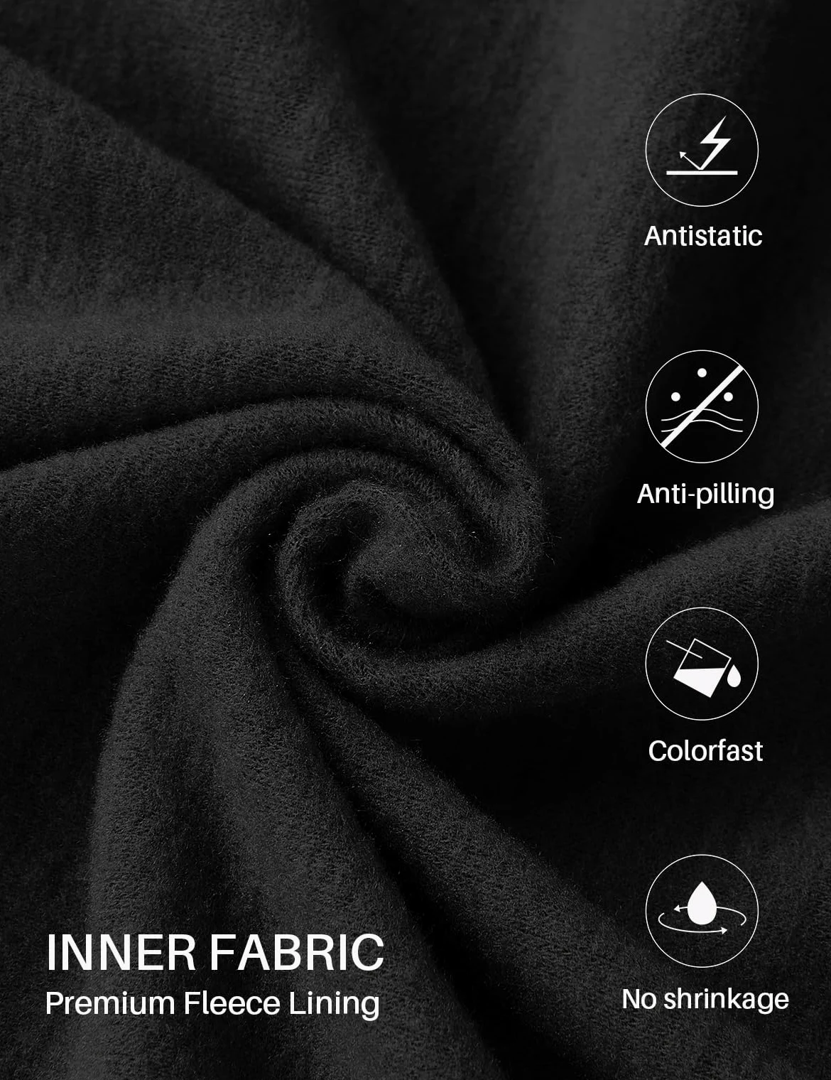 Ensemble de sous-vêtements Thermiques pour Femme avec Couche de Base doublée en Polaire pour Temps Froid