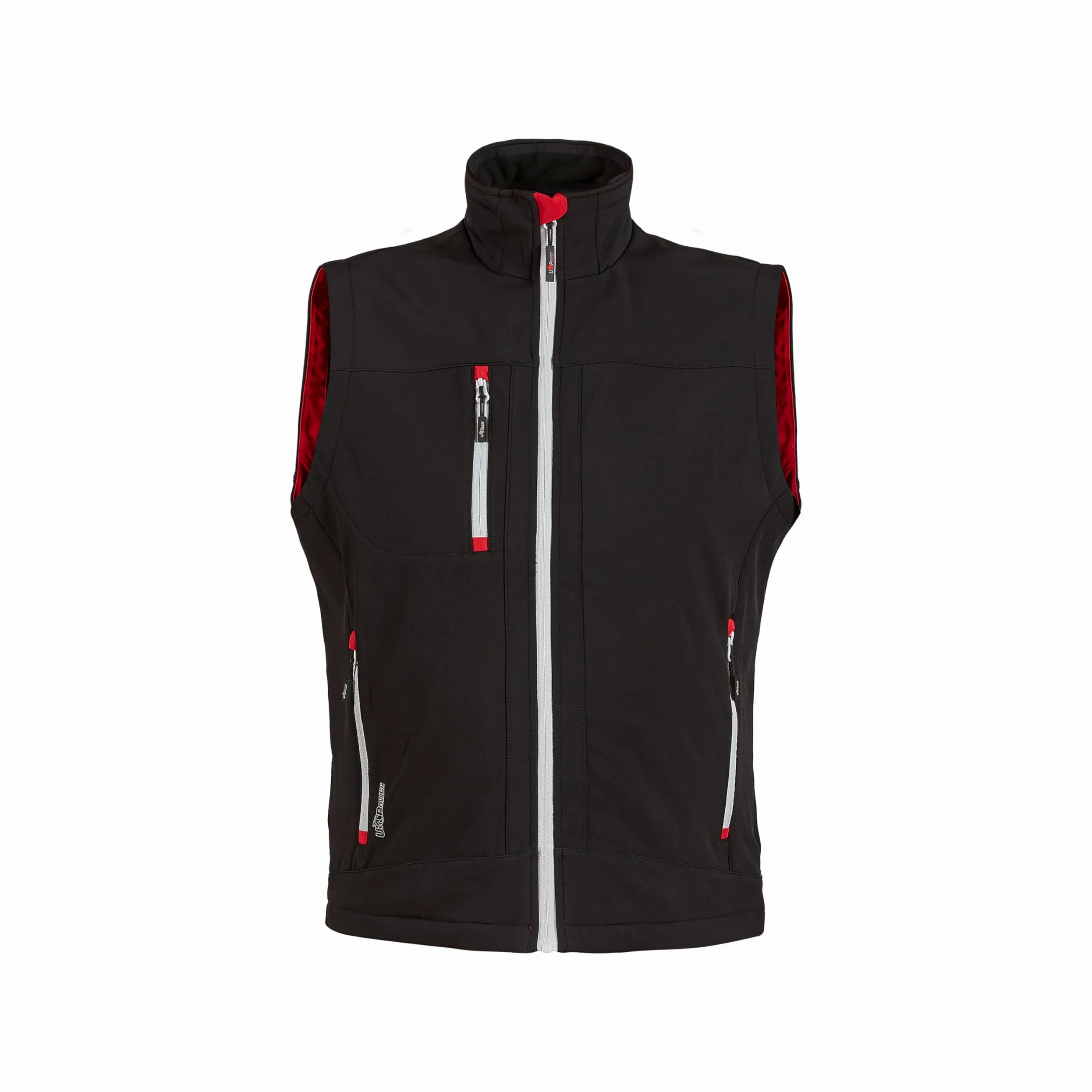 U-Power - Gilet de travail sans manches noir Stretch CLIMB