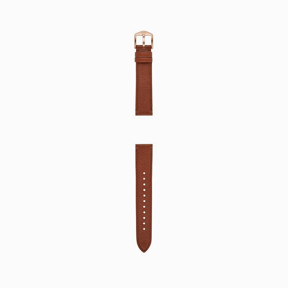 Fossil Femmes Bracelet de Montre en Cuir, Acier Inoxydable ou Silicone de 18 mm