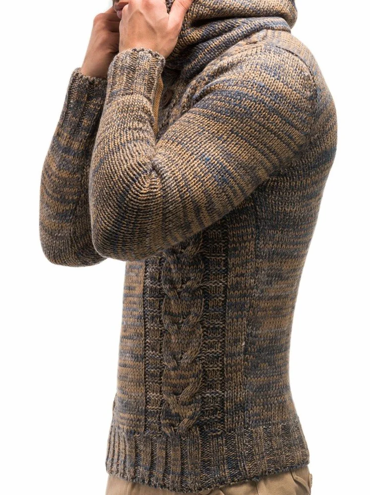 Leif Nelson Pull Tricoté Cardigan Homme