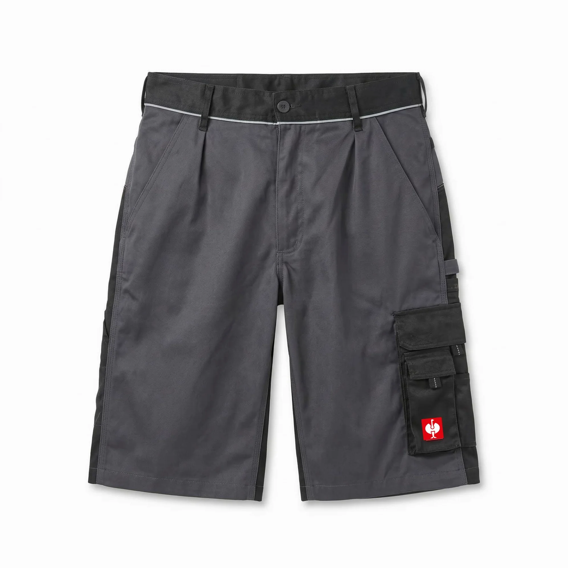 Engelbert Strauss e.s.Image Short de travail résistant pour homme avec de nombreuses poches, taille élastique et coutures renforcées