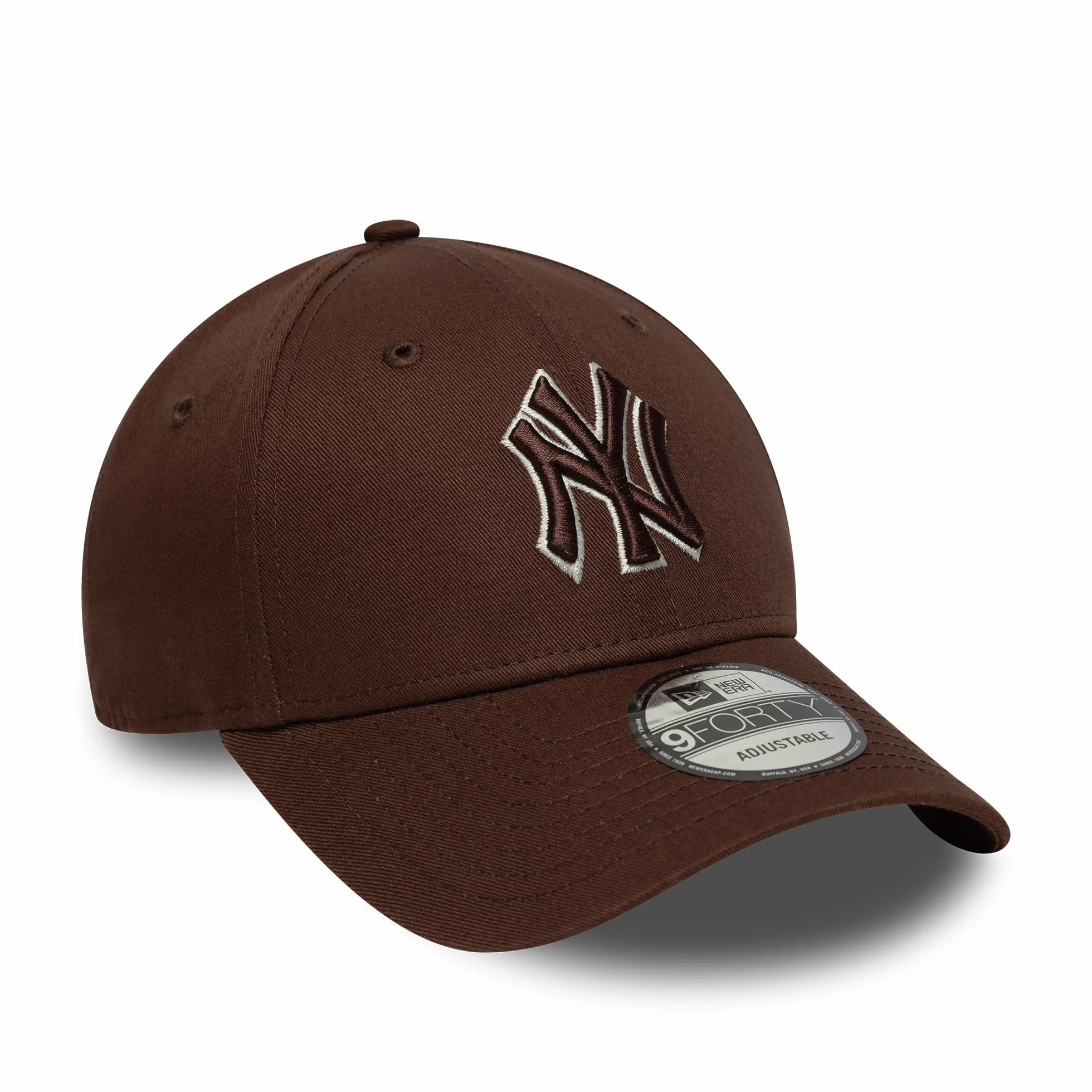 New Era Casquette 9Forty Properties NY MLBEra Femme/Homme - Curved Brim Cap de Baseball Boucle en Metal, avec Visiere Printemps-ete Printemps Ete Automne Hiver