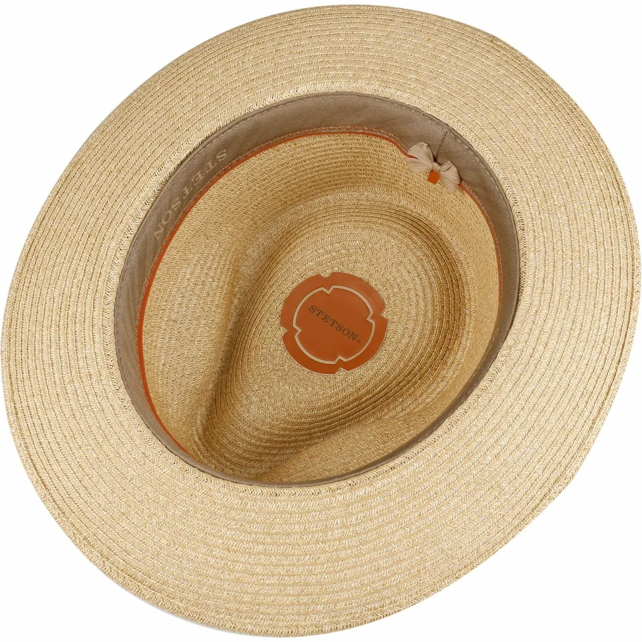 Stetson Chapeau en Paille Lintano Toyo Femme/Homme - Traveller de Soleil avec Ruban Gros Grain Printemps-ete Ete