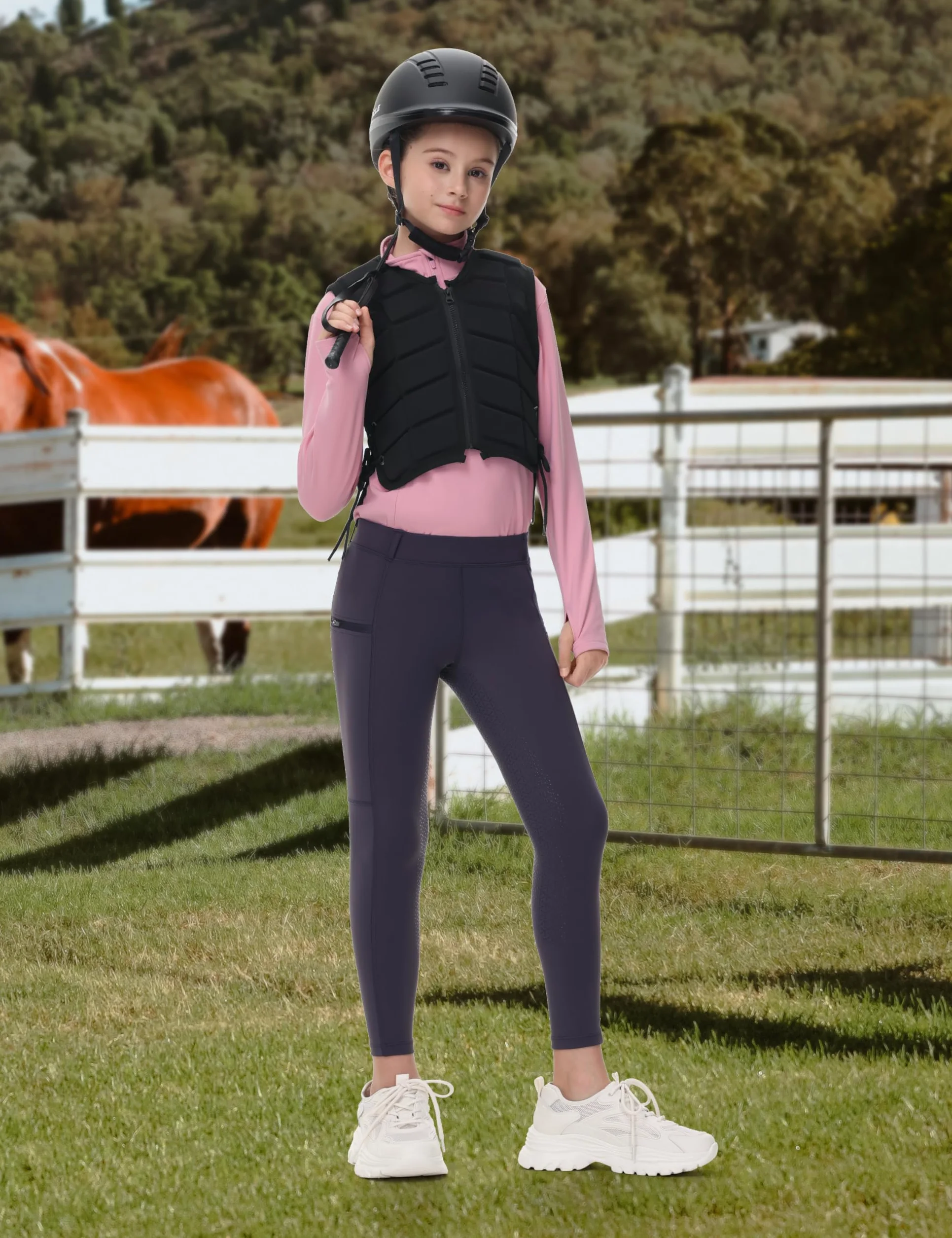MoFiz Veste Sport Fille Veste Running Kids Polaire Chaude Veste Coupe-Pluie Légère Softshells Vestes