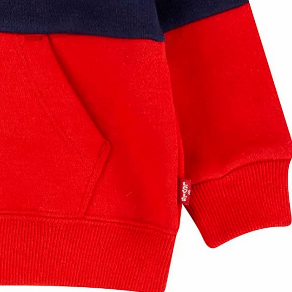 Levi's Lvb Full Zip Badge Hoodie 6ef782 Sweat à Capuche entièrement zippé Bébé garçon