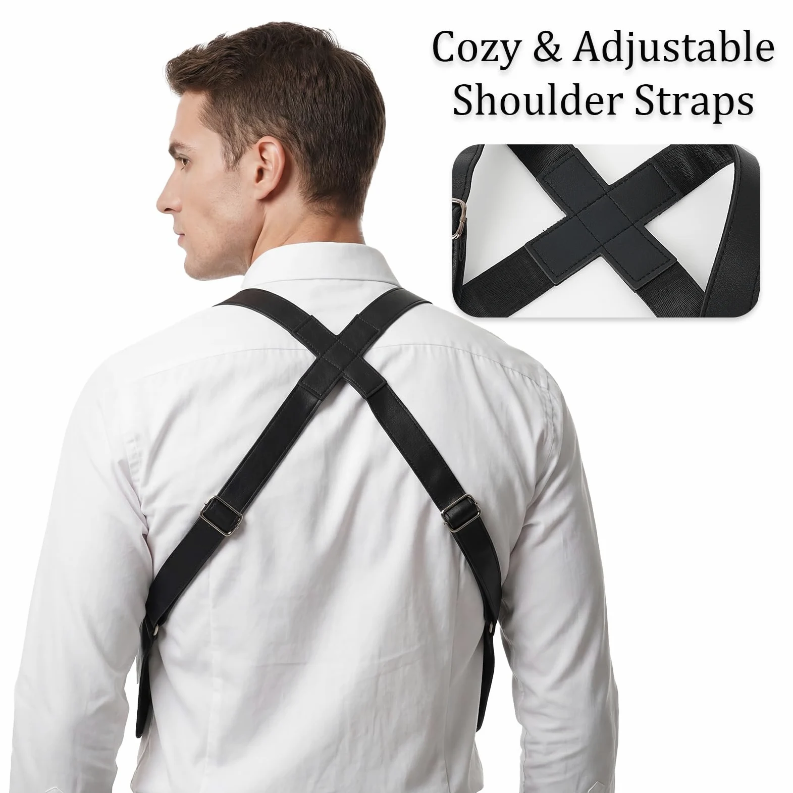 Sling Bag Hommes Femmes Holster Sac Hommes Anti Vol Sac Vélo Sac Bandoulière pour Voyages Randonnée et Outdoor