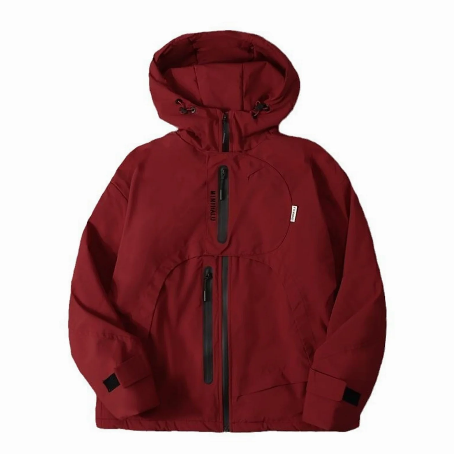 Veste coupe-vent pour garçon - Manteau de randonnée léger - Veste de pluie respirante - Printemps automne - Veste de loisirs avec capuche