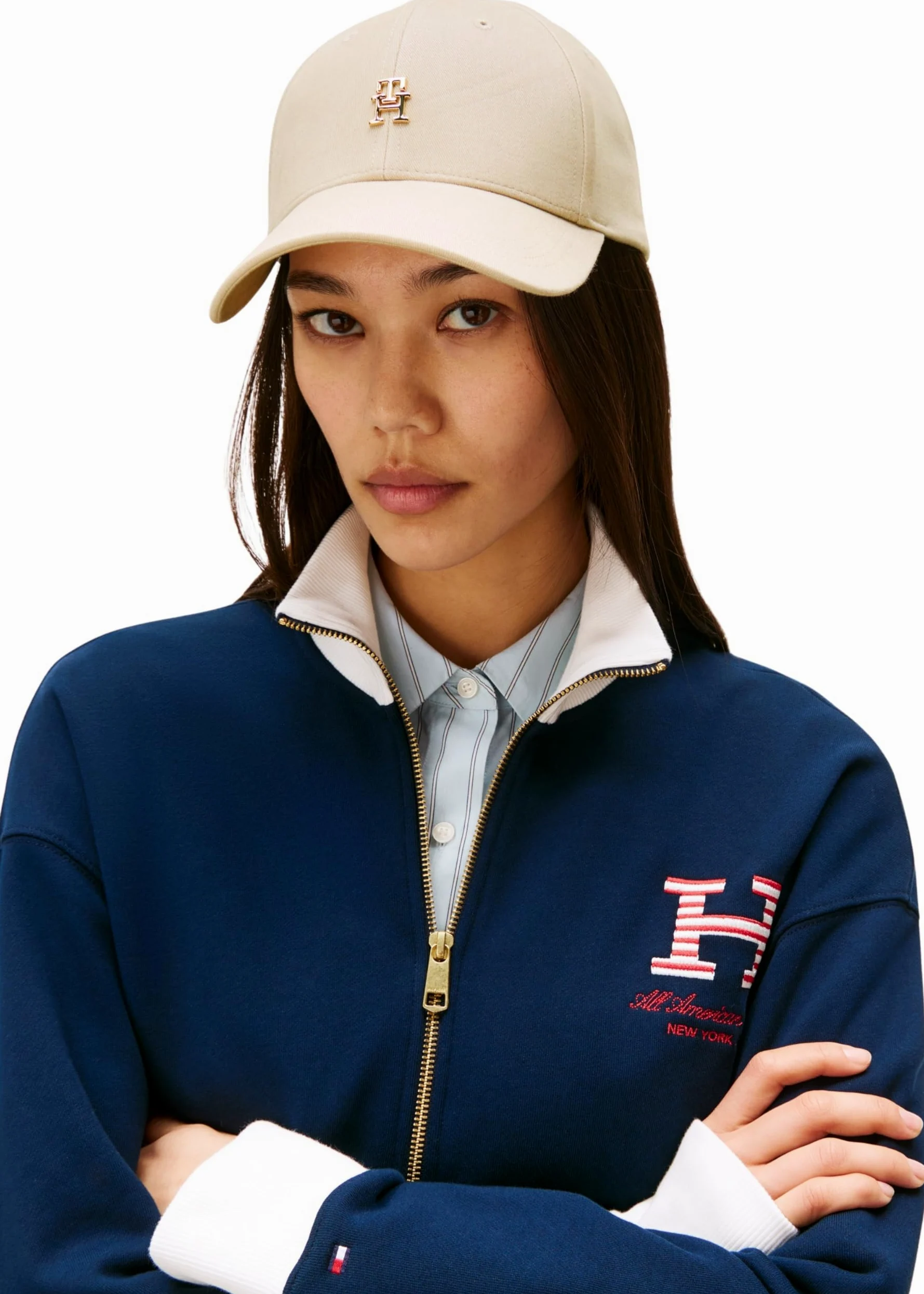 Tommy Hilfiger Casquette Femme Elevated Chic en Coton
