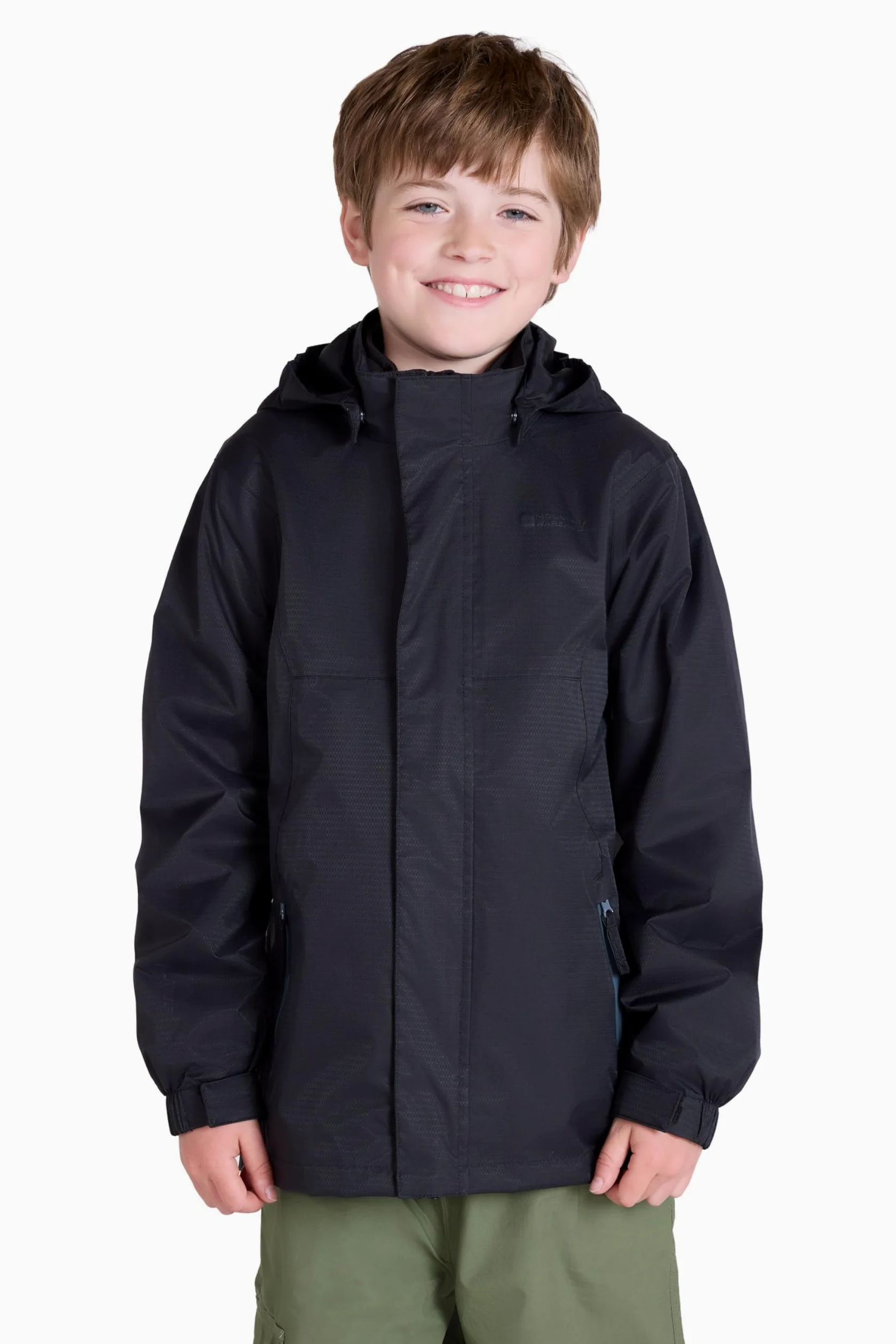 Mountain Warehouse Veste 3 en 1 Bracken Melange pour Enfants - Manteau imperméable, Respirant, Coutures étanches, Doublure en Maille - Printemps été