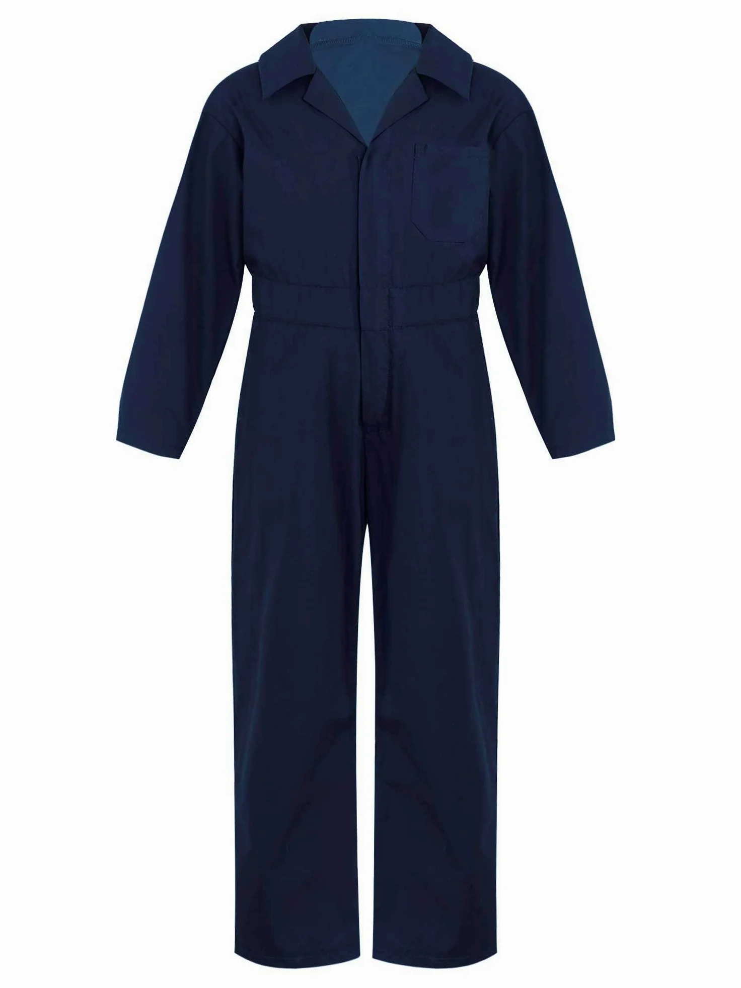 inhzoy Garçons Filles Combinaison Salopette de Travail Loisir Zippé/Bouton Vêtement de Travail Bodysuit de Sécurité pour Enfants Combinaison de Chaudière 6-16 Ans