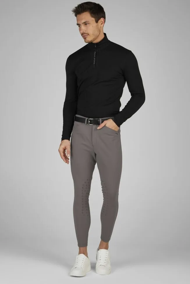 Pikeur New Rodrigo Pantalon d'équitation pour homme avec genoux Gris acier