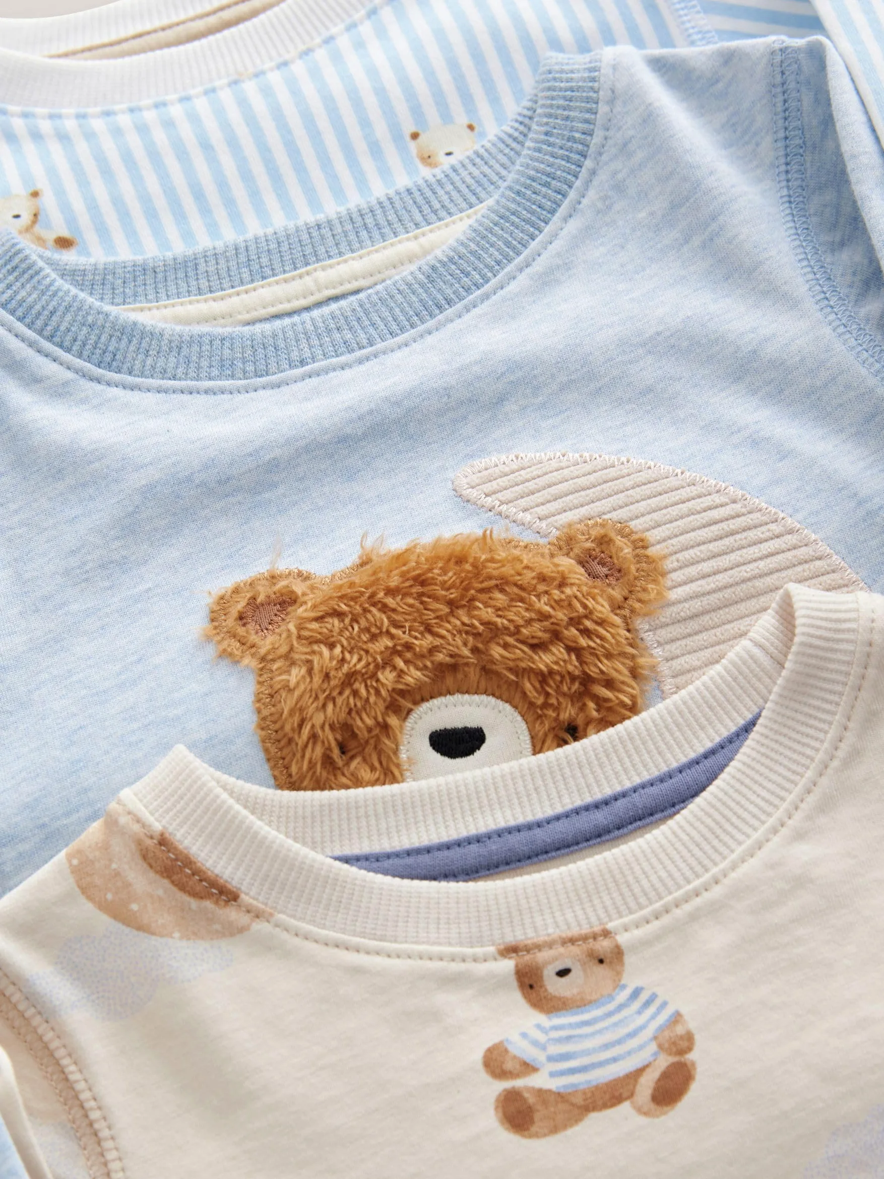 NEXT Garçon Pyjama Confortable, Lot de 3