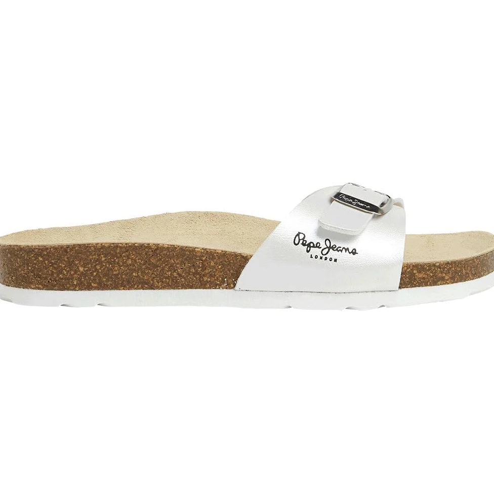 Pepe Jeans Sandales anatomiques Oban Pearly White