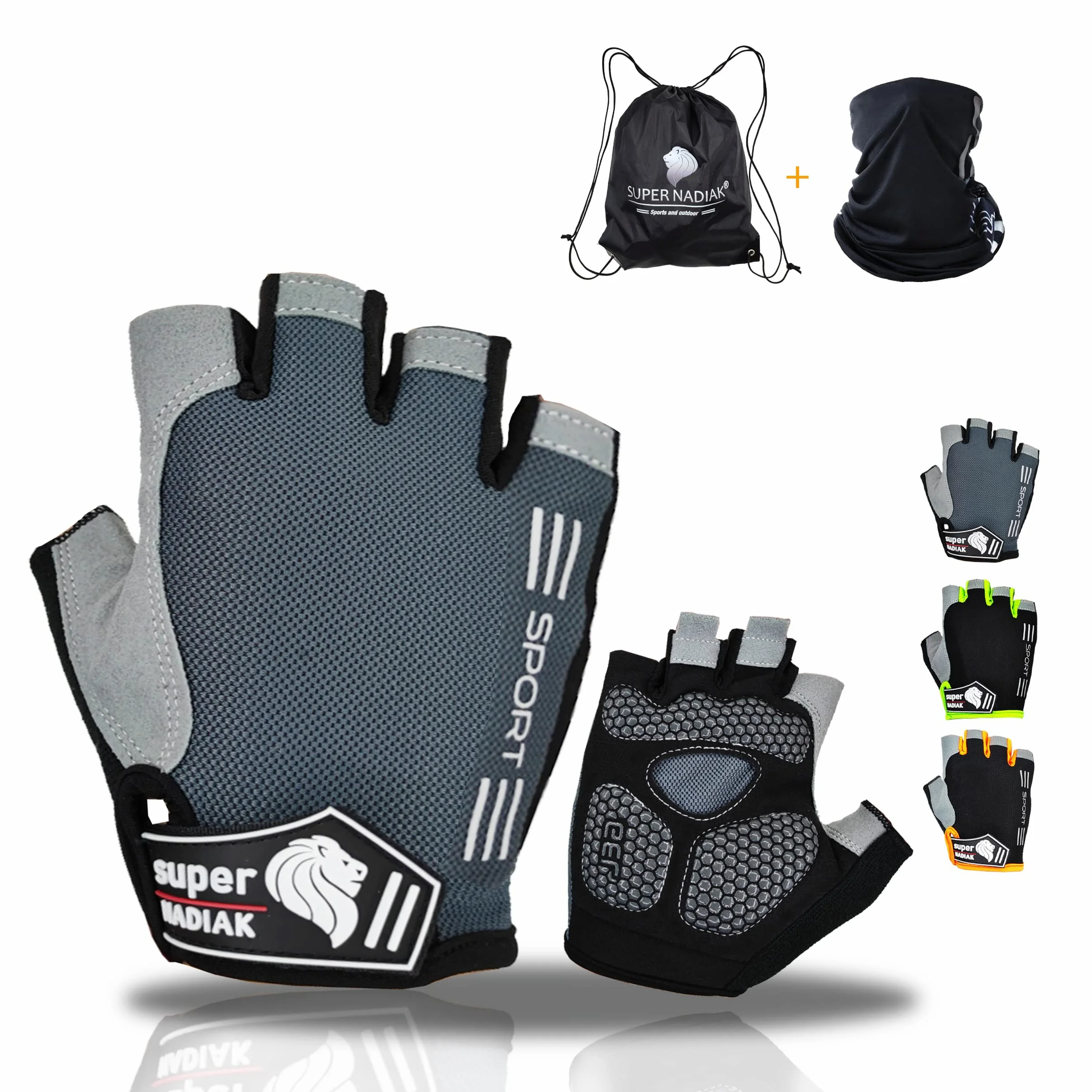 Gants de vélo-Gants Cycliste Half Finger-Accessoires de vélo-City Bike,Mountain Bike,BMX,Road Bike