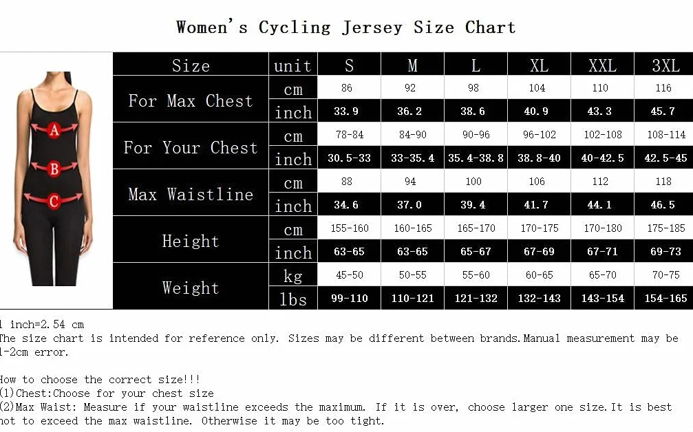 Maillot de cyclisme à manches courtes pour femme, taille S à 3XL