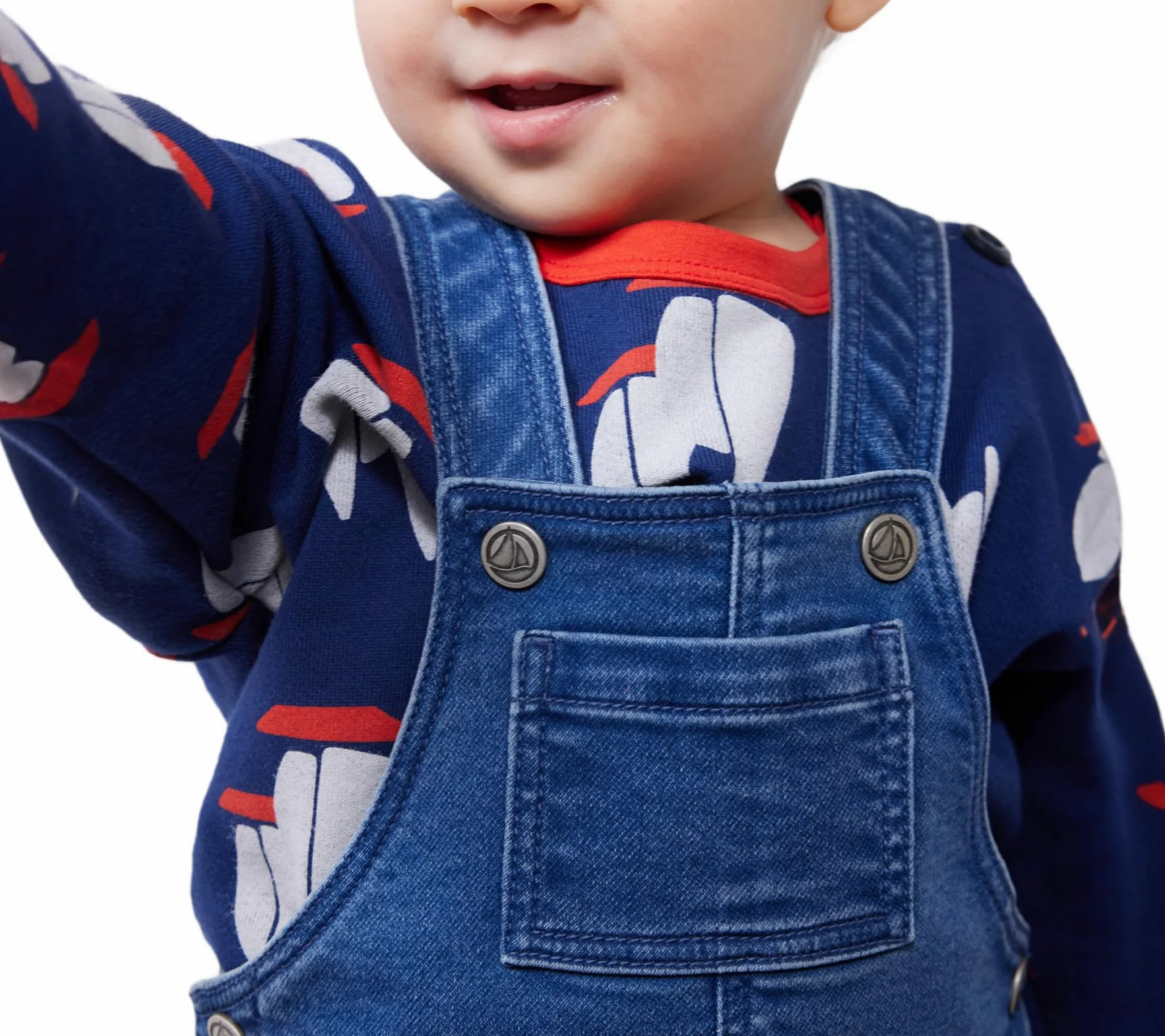 Petit Bateau Salopette Longue Bébé garçon