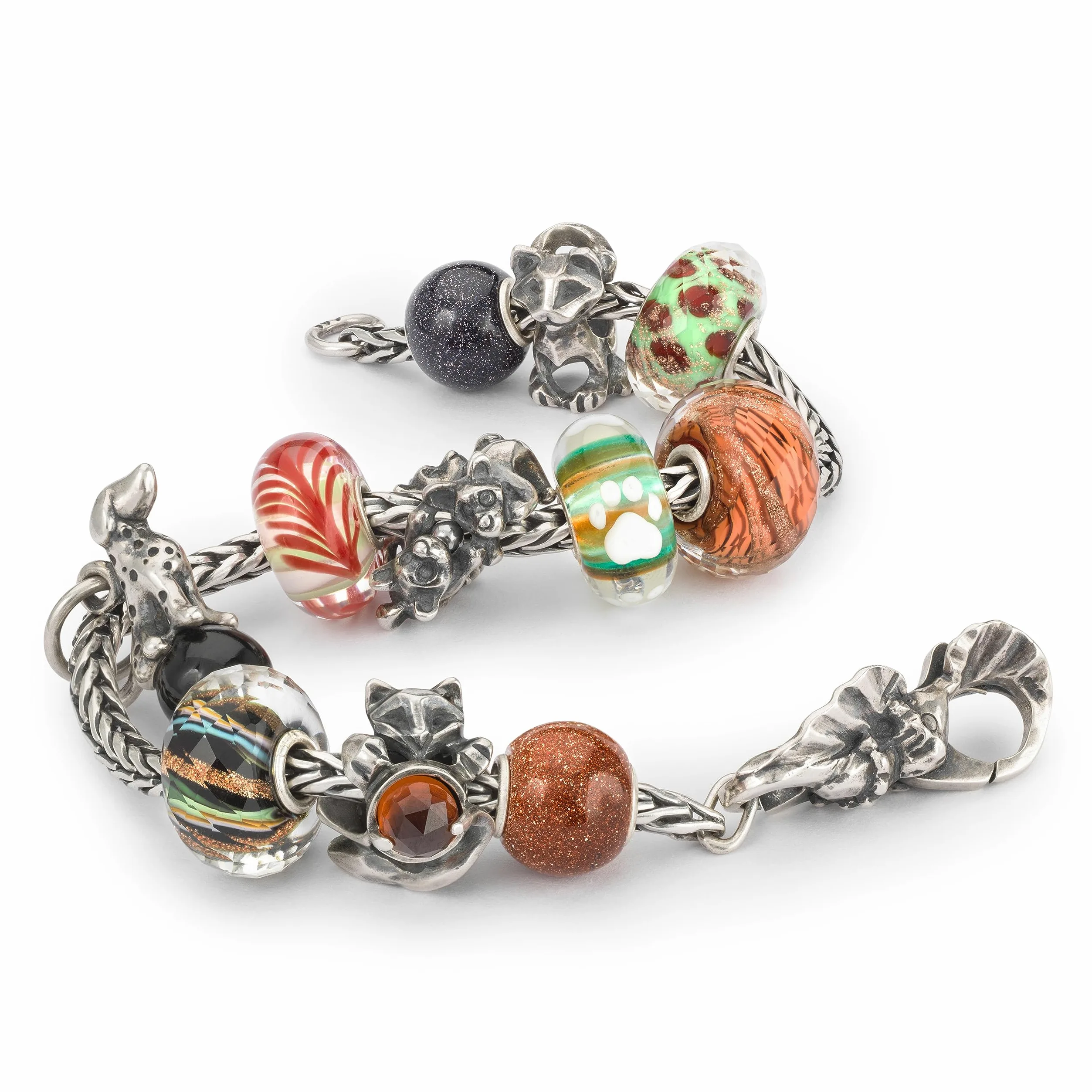 Trollbeads Collection automne Pfötchenliebe Glasbeads